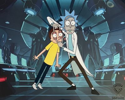 Warner Bros Rick And Morty Sericel Animation Art Full Meta Jackrick. This is a limited edition 