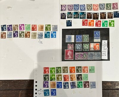 UK GB Regionals Wildings and Machin stamps, Northern Ireland and Wales with Armagh ( very good 