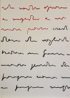 TOMASO BINGA, Senza titolo. TOMASO BINGA (Salerno 1931) Senza titolo, 1975 Serigrafia su carta 