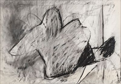 PAOLO IACCHETTI, Senza titolo. PAOLO IACCHETTI(Milano 1953)Senza titolo, 1990Carboncino su carta 