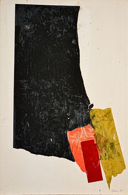 EUGENIO CARMI, Senza titolo. EUGENIO CARMI(Genova 1920 – Lugano 2016)Senza titolo, 1963Tecnica 