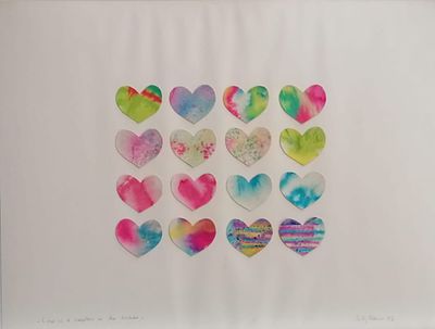 BETTY DANON, Love is rainbow in the heart. BETTY DANON(Istanbul 1927-2002)Love is rainbow in the 