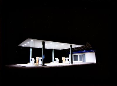 MARCO MENOZZI, Oasi nella notte # 1. MARCO MENOZZI(XX°-XXI° secolo)Oasi nella notte # 1 