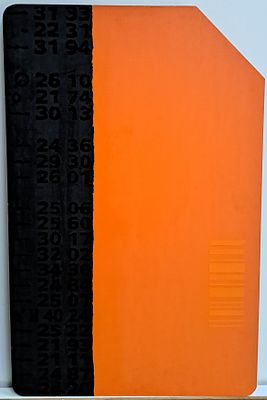 FAUSTO BERTASA, 0039. FAUSTO BERTASA(1953)0039, 1996Tecnica mista e collage su metallo sagomato 