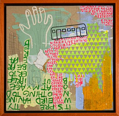 FILIPPO MINELLI, Nothing. FILIPPO MINELLI(Brescia 1983)Nothing, 2008Tecnica mista su tela, cm 