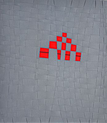 ANGELO TOZZI, Senza titolo. ANGELO TOZZI(Latina 1960)Senza titolo, 2017Cartoncini intrecciati 