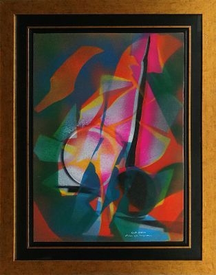 PAOLO CONTI, Studio per trasparenze. PAOLO CONTI(Bologna 1938)Studio per trasparenzeTecnica 