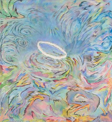 P.A. ROMANELLI, Magnificus. P.A. ROMANELLIMagnificus, 1984Pastelli a cera su tela, cm 