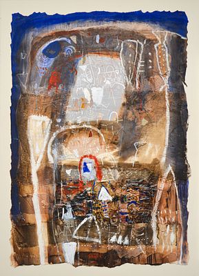 MEDHAT SHAFIK, Senza titolo. MEDHAT SHAFIK(El Badari (Egitto) 1956)Senza titolo, 2000Tecnica 