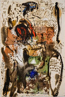 MEDHAT SHAFIK, Senza titolo. MEDHAT SHAFIK(El Badari (Egitto) 1956)Senza titolo, 2001Tecnica 