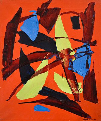 LUIGI MONTANARINI, Senza titolo. LUIGI MONTANARINI (Firenze 1906 – Roma 1998) Senza titolo, 1972 