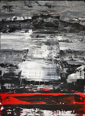 LILIANA SANTANDREA, Ciminiera. LILIANA SANTANDREA(Faenza 1952)Ciminiera, 2010Olio su tela, cm 