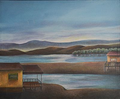 MONICA SPADA, Fosso ghiaia (La bassona). MONICA SPADA(Forlì 1959)Fosso ghiaia (La bassona) 