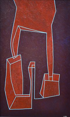 MICHELE RIO, Compenetrazione di volumi. MICHELE RIO(Ferrara 1958)Compenetrazione di volumi 