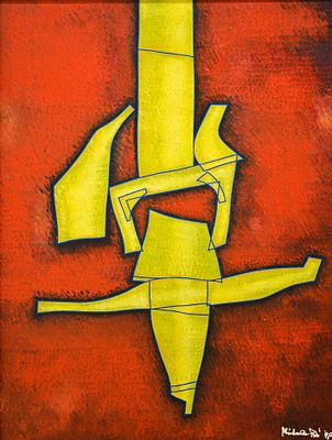 MICHELE RIO, Senza titolo. MICHELE RIO(Ferrara 1958)Senza titolo, 1998Olio e acrilico su tela 