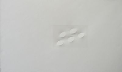 TURI SIMETI, Superficie mossa con ovali. TURI SIMETI(Alcamo 1929 – Milano 2021)Superficie mossa 