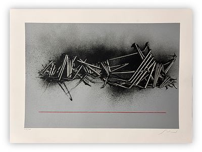 EMILIO SCANAVINO, Senza titolo - EMILIO SCANAVINO (Genova 1922 - Milano 1986) Senza titolo 
