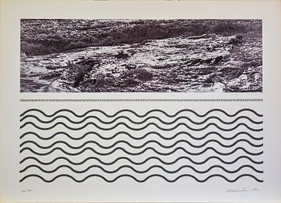 NILDE CARABBA, Mare mare - NILDE CARABBA (Monza 1938) Mare mare, 1975 Serigrafia su carta cm 49 
