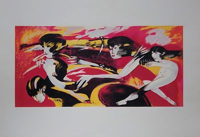 REMO BRINDISI, Oppositori - REMO BRINDISI (Roma 1918 – Lido di Spina 1996) Oppositori Serigrafia a 