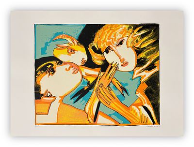 REMO BRINDISI, Pastorale - REMO BRINDISI (Roma 1918 – Lido di Spina 1996) Pastorale Serigrafia a 