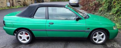 Ford Escort, Petrol, 1.6i, 92,750 miles, 16v, Calypso Karmann cabriolet, 12 months m.o.t 