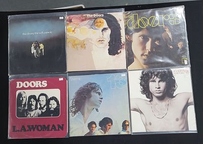 Good Collection of The Doors 12" Vinyl records including "L.A.Woman" etc (Qty)