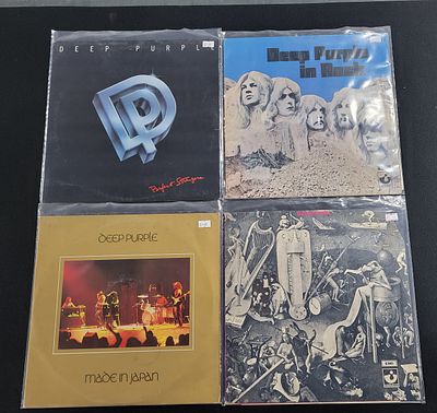 Four 12" Deep Purple Vinyl records to include "Made in Japan" etc (4)
