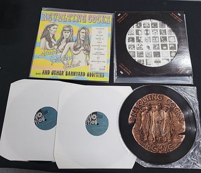 Two Revolting cocks 12" records, "Beers Steers and Queers" and "Linger Ficken Good" (2)