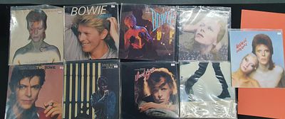 Collection of various 12" David Bowie Records to include "Aladdin Sane" and "Hunky Dory" (Qty)