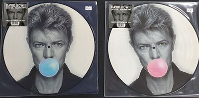 Two David Bowie "Best of" 12" Limited Edition picture discs, Vol 1 and 2 (2)