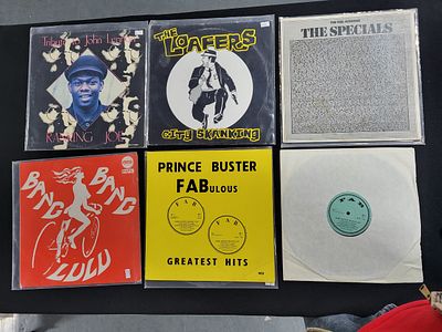 Collection of Ska/Regae 12" LP's to include "the Loafers", "Prince Buster" and "The 