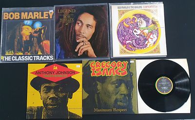 Five Reggae 12" LP's to include Bob Marley and the Wailers etc (5)