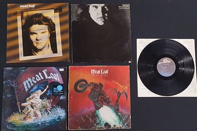 Four Meatloaf 12" LP's to include "Bat outta Hell" etc (4)