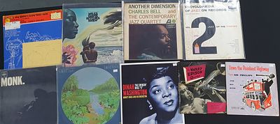 Collection of various 10" and 12" Jazz records to include "Miles Davis" and "Dinah 