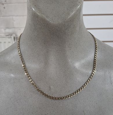 9ct yellow gold, figaro chain, 10.4 grams