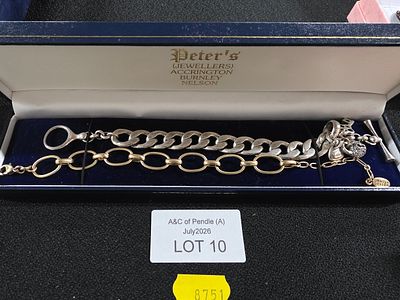 Two bracelets, one Fossi &amp; one Danish design in case (2)