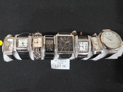Eight various wristwatches, mainly Citron (8)