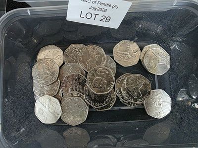 Collection of GB Olympics &amp; Beatrix Potter 50 pence coins (Qty)