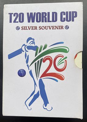 T20 World Cup 40 Gram Silver Coin Issued By India Government Mint Limited Edition rare