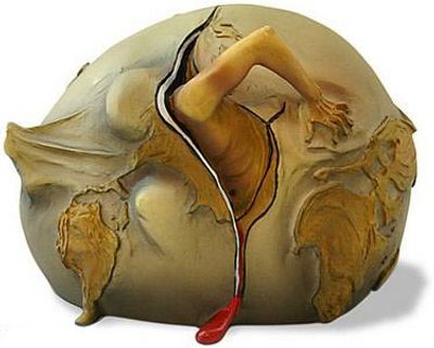 Salvador Dali Geopolitical Child Watch Birth Sculp. Salvador Dali “Geopolitical Child Watching 