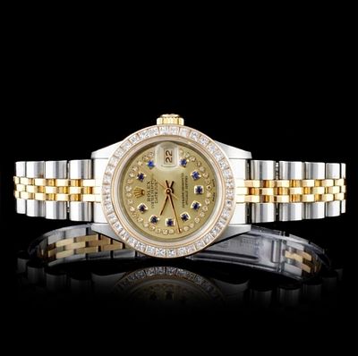 Rolex DateJust Diamond Ladies Watch. Estimated Retail Replacement Value: $20,250.00 Ref: 