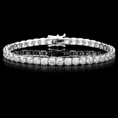 18k White Gold 9.50ct Diamond Tennis Bracelet. Estimated Retail Replacement Value: $43,500.00 