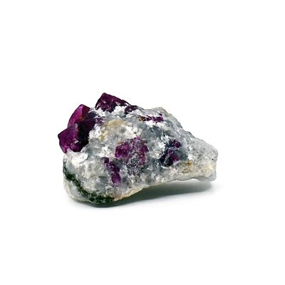Afghan Ruby Crystal Specimen in Matrix. Striking natural Afghan ruby gemstone specimen featuring 