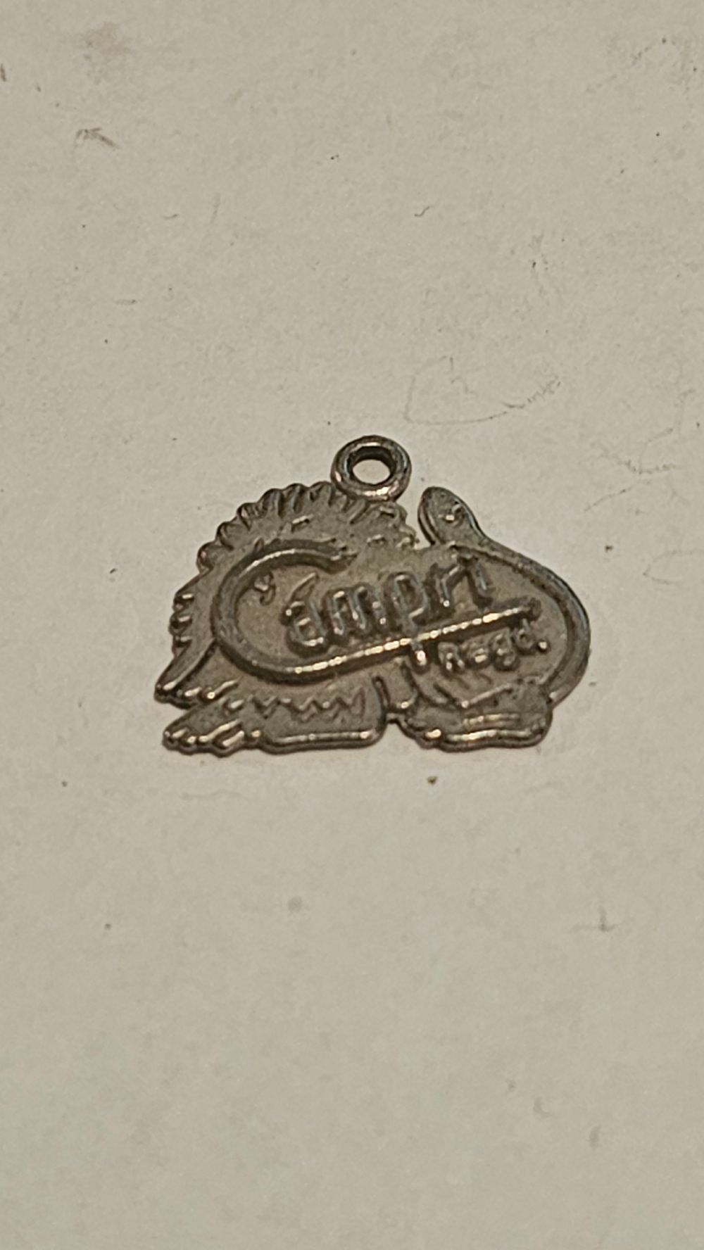 Lot 277: Vintage Campari Italian Liqueur Promotional Metal Charm Pendant