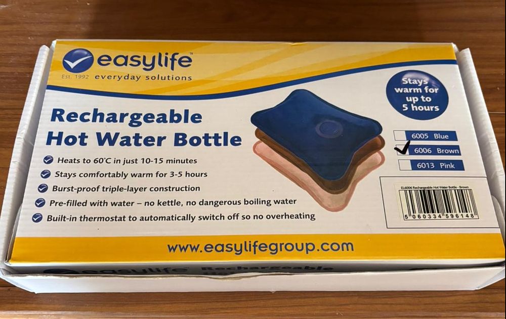 Lot 232: Easylife Rechargeable Hot Water Bottle Model EL6006