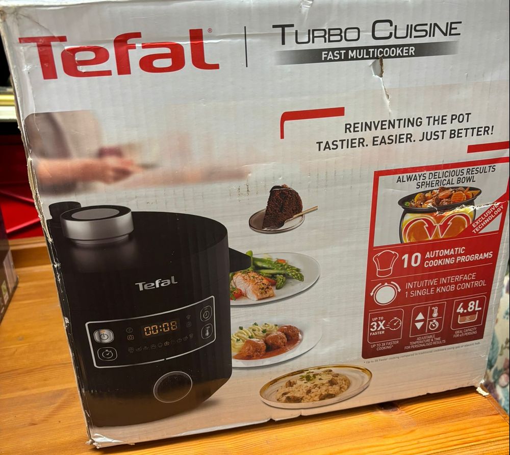Lot 236: Tefal Turbo Cuisine 4.8L Fast Multicooker - Looks New