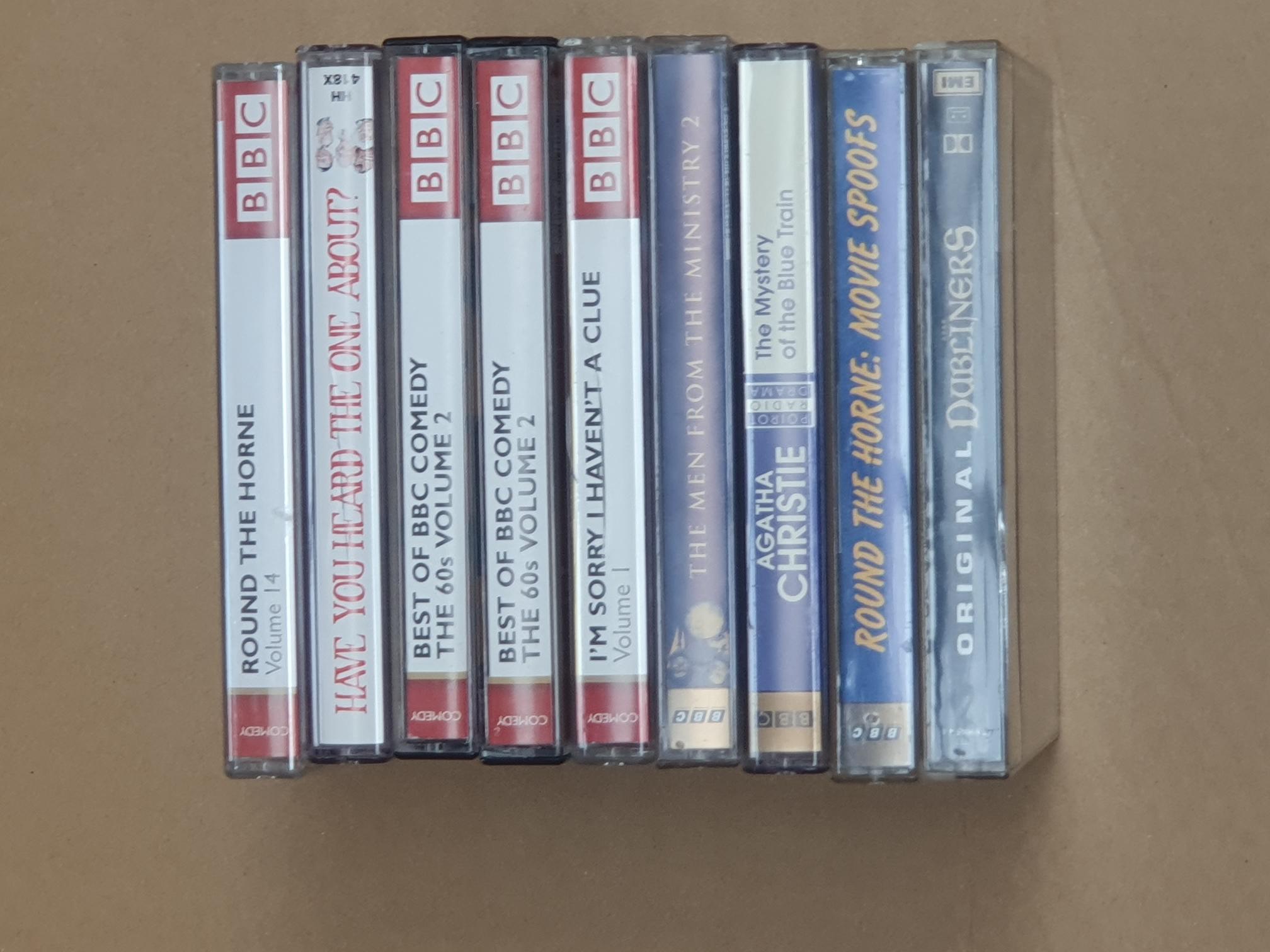 A Collection of Eight BBC Radio Comedy, Drama, and Music Audio Cassette Sets