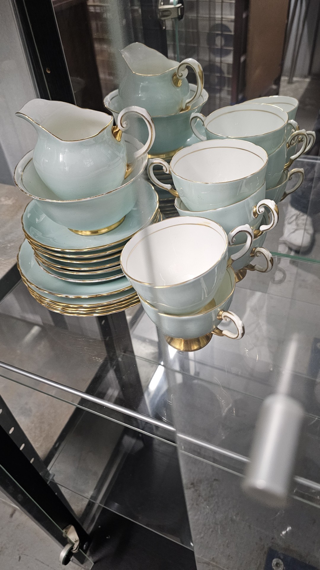 A Set of Tuscan Fine English Bone China Tea Ware