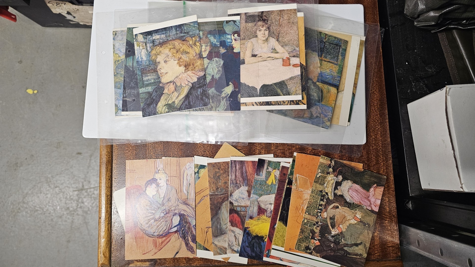 A Collection of Henri de Toulouse-Lautrec Art Postcards