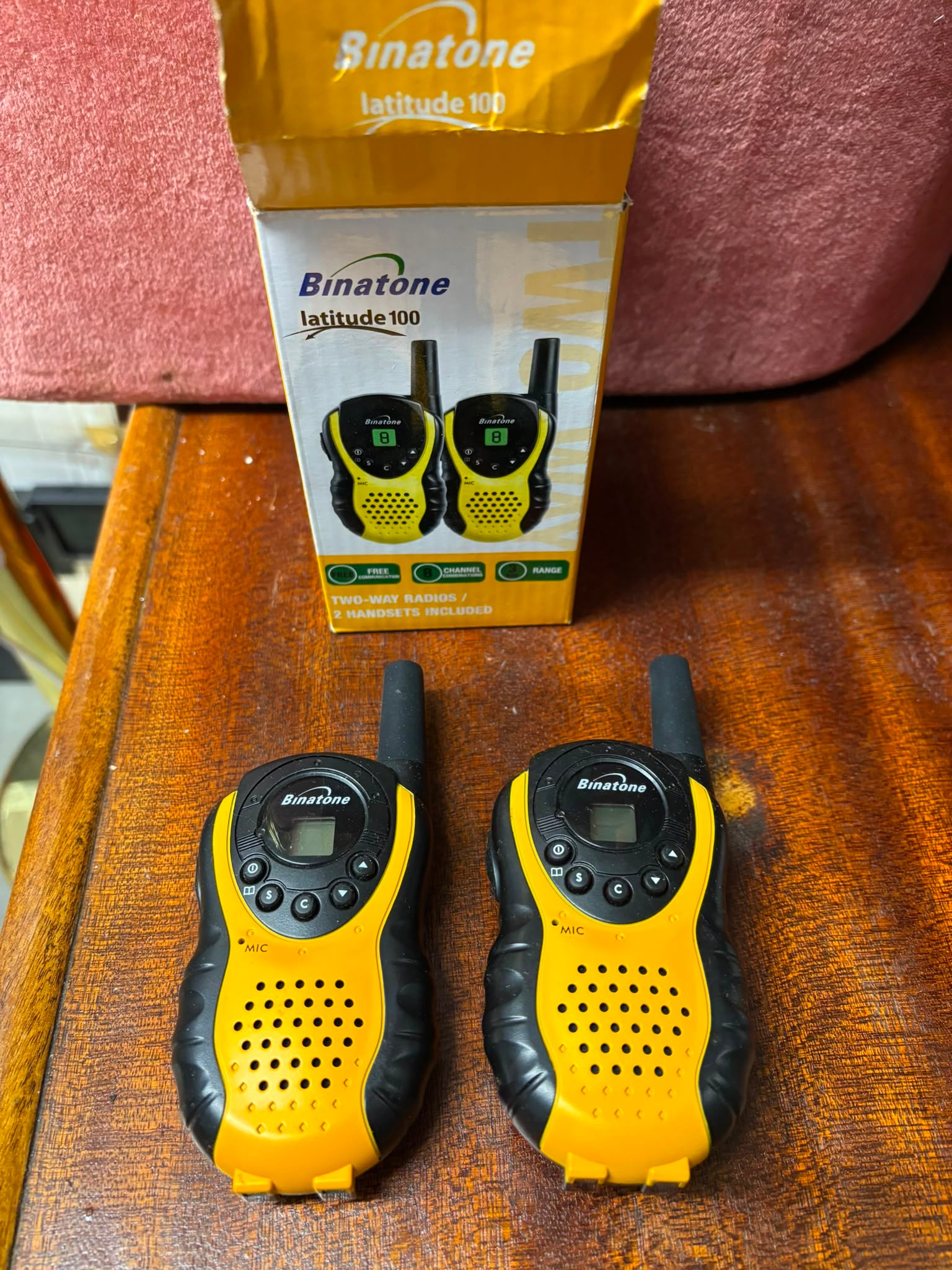 A Pair of Binatone Latitude 100 Two-Way Radios
